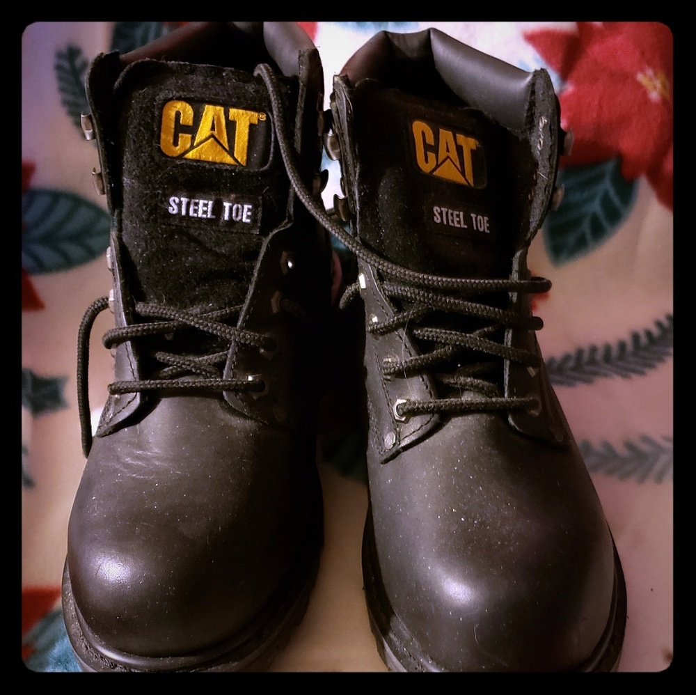 Caterpillar Steel Toe Boots 9.5